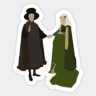 Arnolfini Portrait Sticker